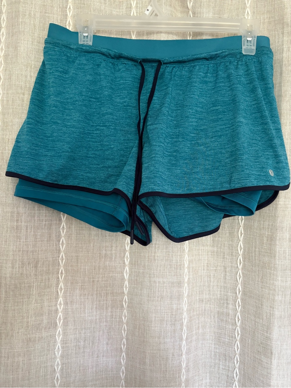 Women’s Teal Performance Shorts with Drawstring